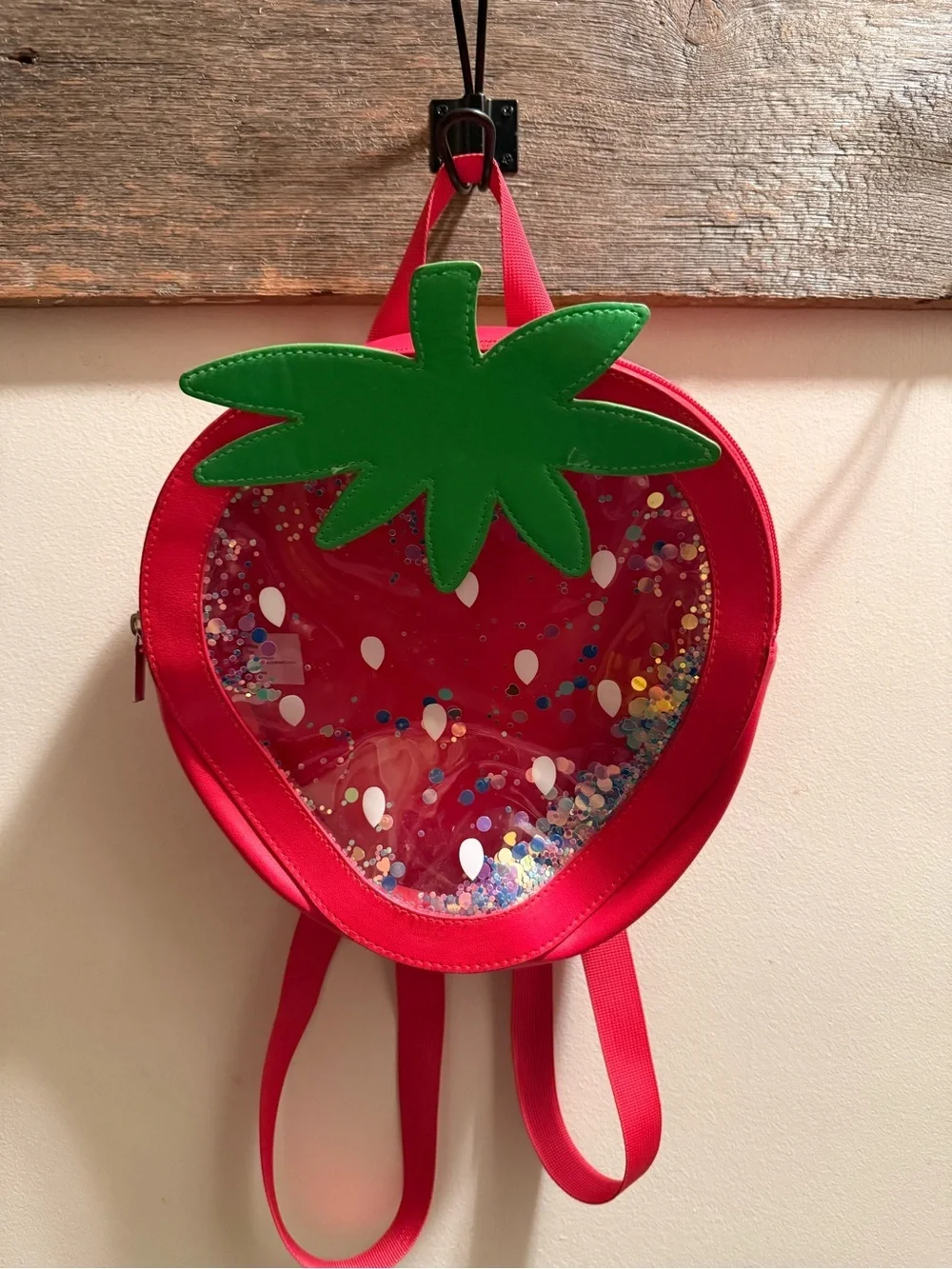 Strawberry 🍓 11” Glitter Bagpack